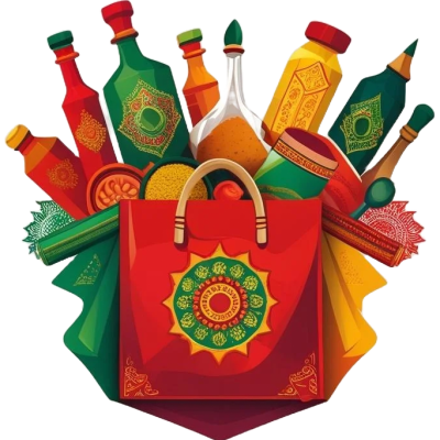 Modern 3D Icon for Indian Products